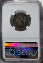 Load image into Gallery viewer, 1856-S "Large S Over Small S" Seated Liberty Quarter - NGC VG10 - Rare FS-501!