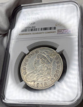 Load image into Gallery viewer, 1815/2 Capped Bust Half Dollar -The Rare Key Date of the Series! NGC VF Details