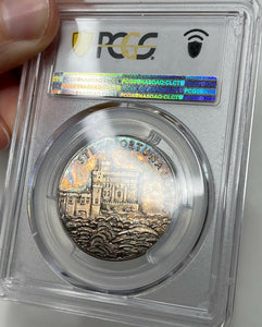 1935 Great Britain Silver Medal King George V Silver Jubilee Medal - PCGS SP62! Beautiful Toning!