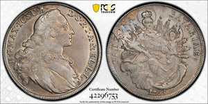1765 German States Bavaria Thaler - PCGS XF Details - Great Looking Coin!