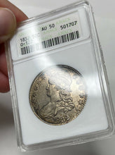 Load image into Gallery viewer, 1832 Capped Bust Half Dollar - O-122 - ANACS AU50 - Soapbox - Nice Original!
