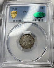 Load image into Gallery viewer, 1831 Capped Bust Dime - PCGS AU50 CAC - Exceptional Eye Appeal &amp; Originality!!
