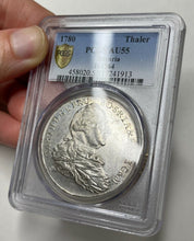 Load image into Gallery viewer, 1780 Bavaria Silver Thaler - PCGS AU55 - Superb Example - Scarce Type! Top Pop!
