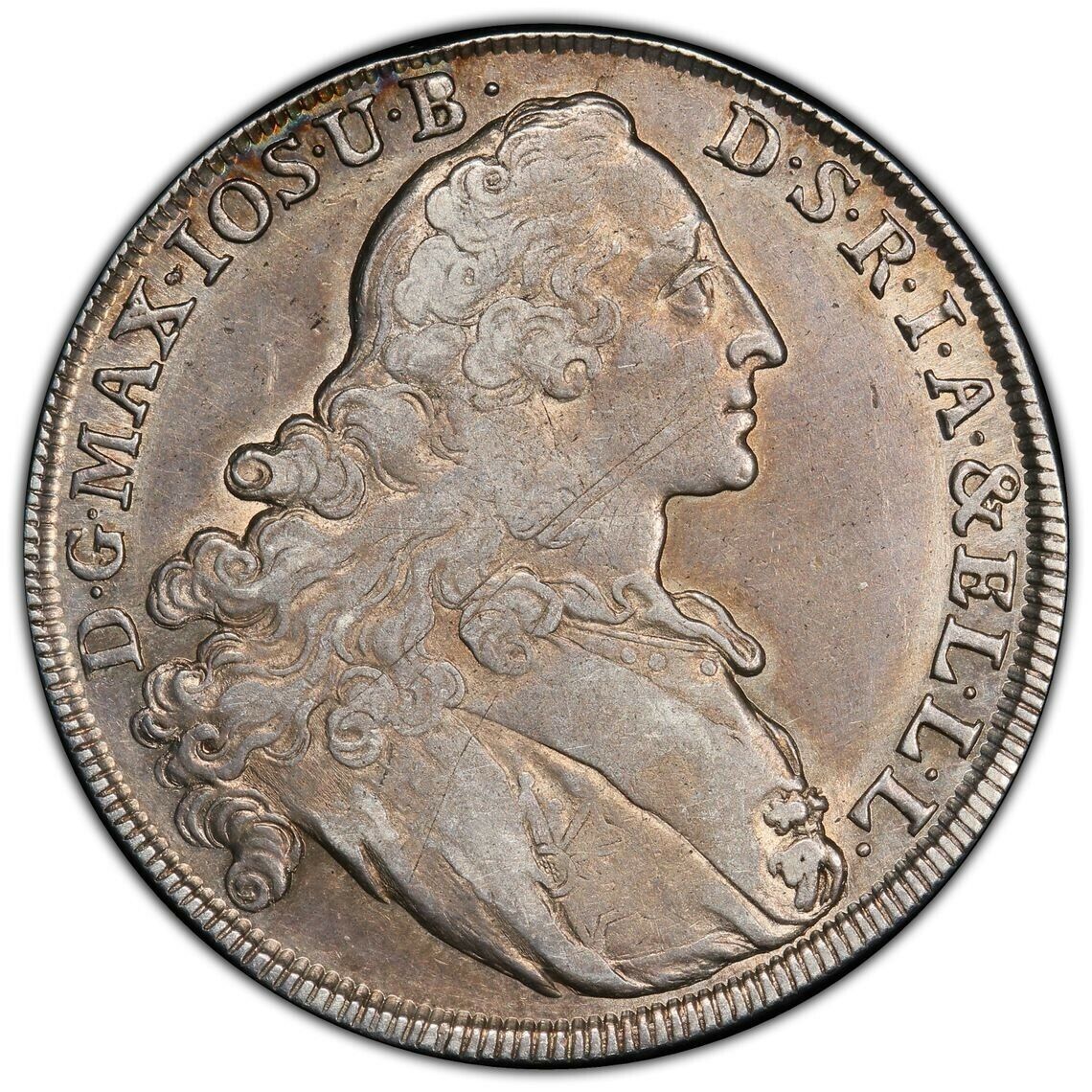 1765 German States Bavaria Thaler - PCGS XF Details - Great Looking Coin!