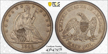 Load image into Gallery viewer, 1842-P Seated Liberty Half Dollar - PCGS XF45 - Nice Dusty Original! Choice+
